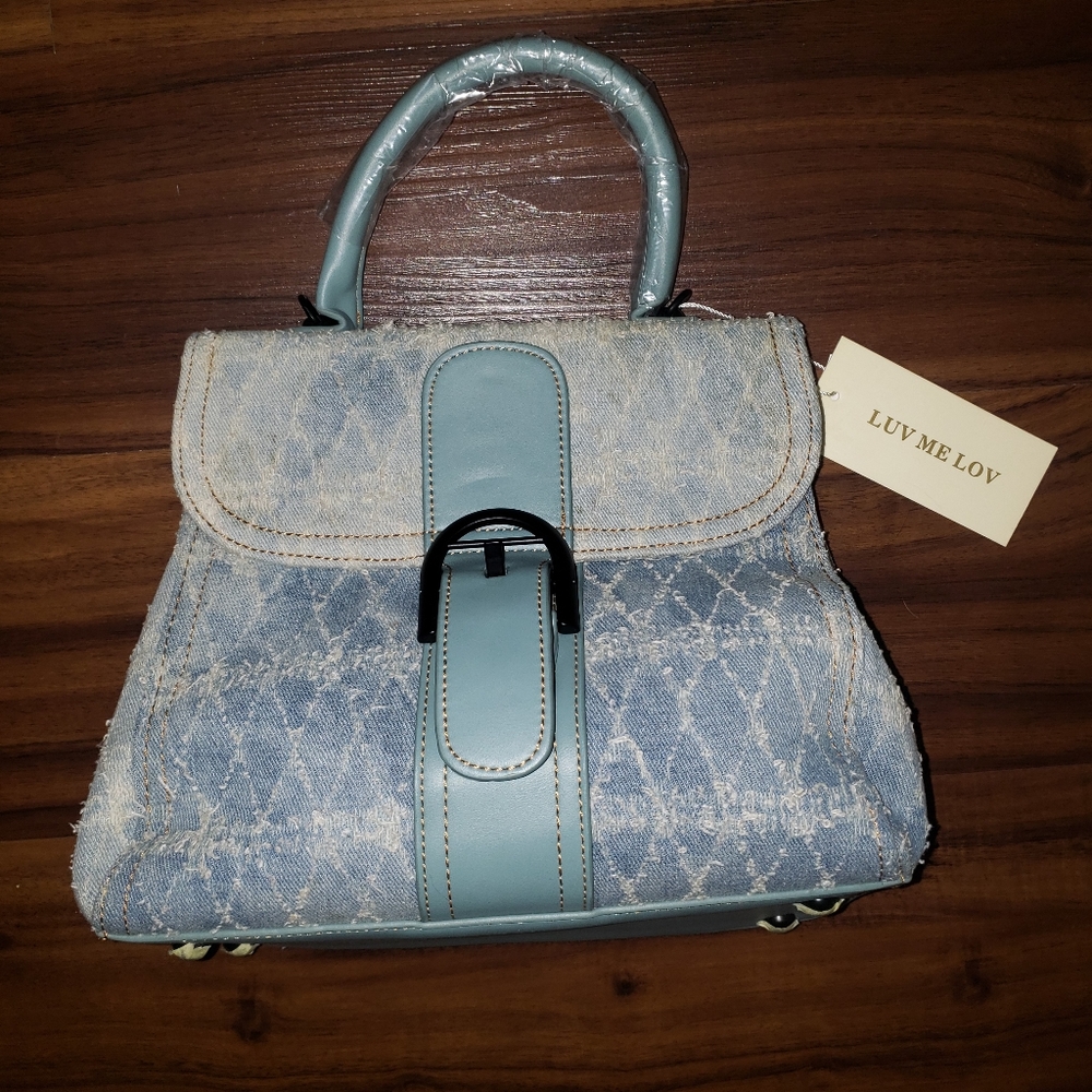 Blue Denim Purse never used